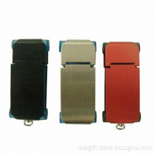 USB flash disk, 4GB capacity, metal, for promotional gift